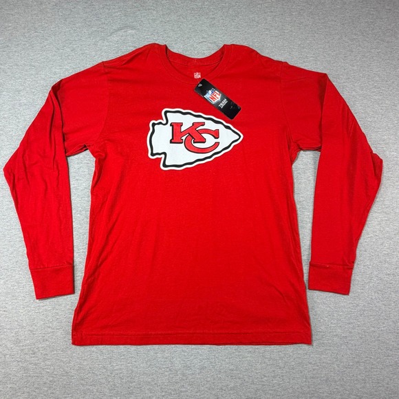 NFL Other - NFL Kansas City Chiefs Kids XL 18/20 Red Long Sleeve Primary Logo T-Shirt 9K1B7